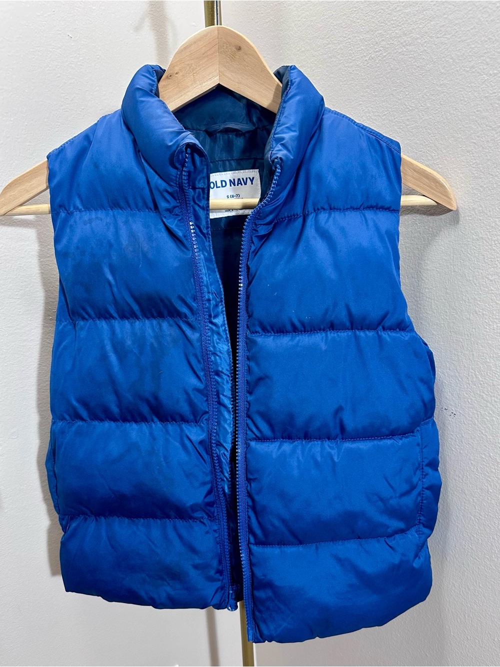 Old Navy Kids Royal Blue Quilted Puffer Vest
